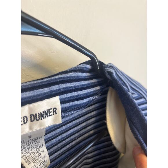 Vintage 90s Alfred Dunner Short Sleeve Blue Zip Sweater Vest Size Small - Picture 7 of 8